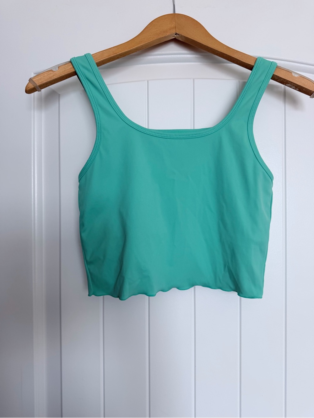Purple Pixies Turquoise Crop Tank Top Adult Small Dance Activewear